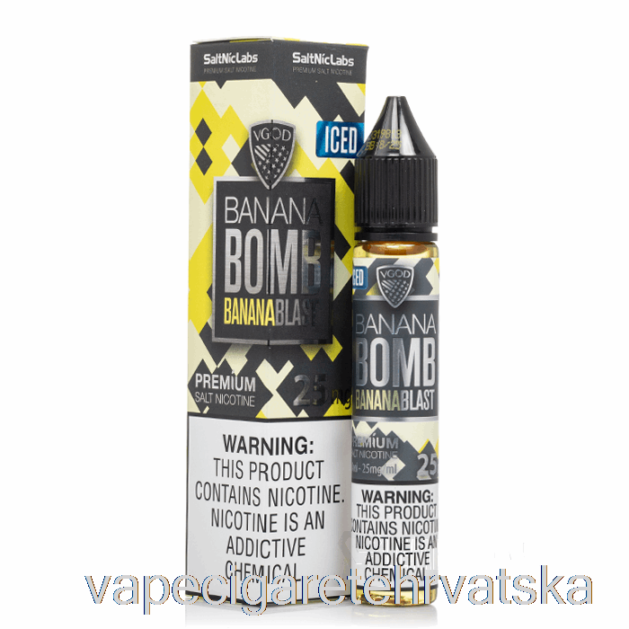Vape Hrvatska Iced Banana Blast - Vgod Saltnic - 30ml 25mg